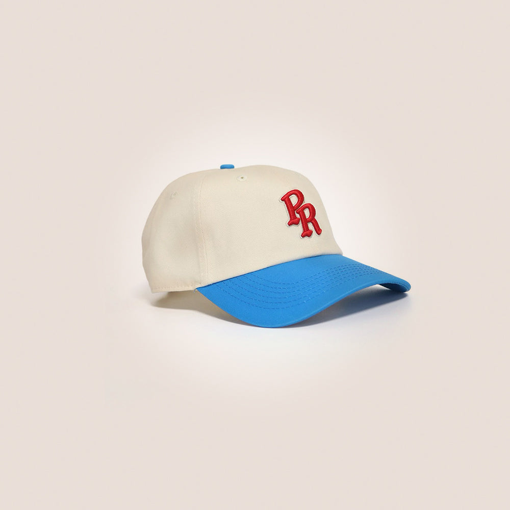 PR Monogram Celeste Cream Dad Hat
