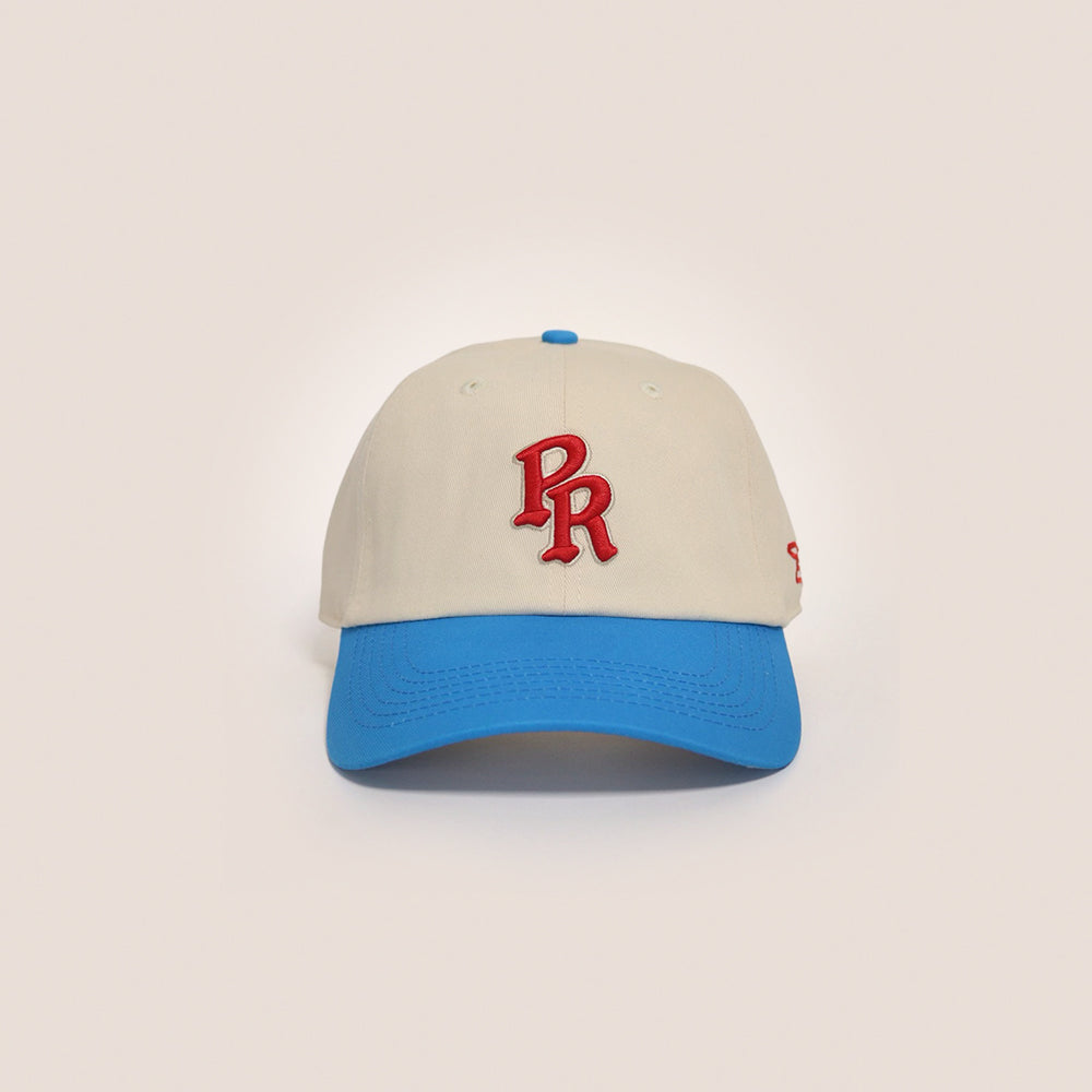 PR Monogram Celeste Cream Dad Hat
