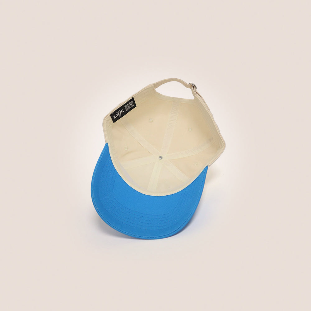 PR Monogram Celeste Cream Dad Hat