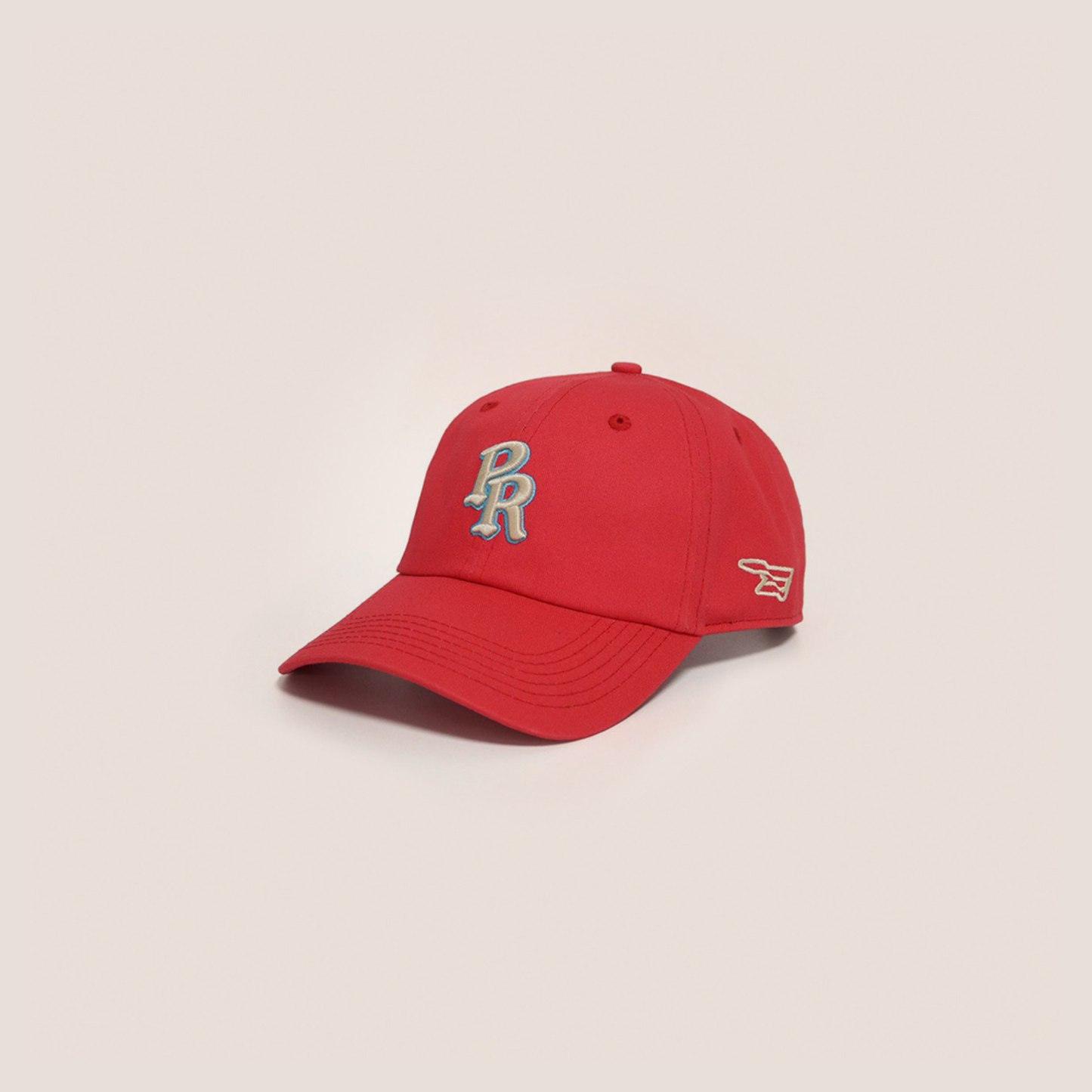 PR Monogram Red Dad Hat