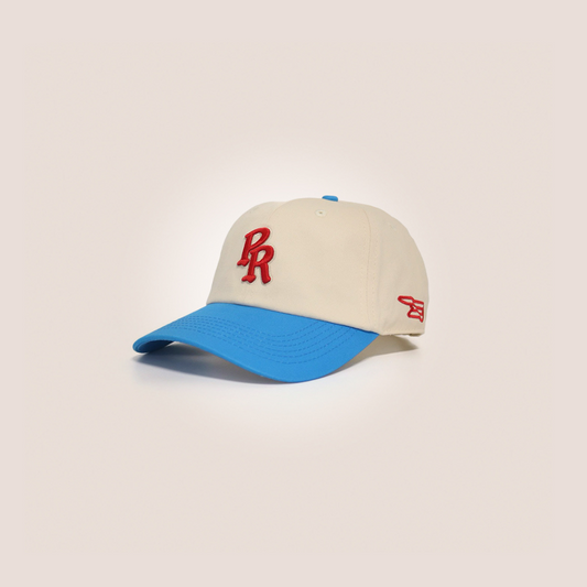 PR Monogram Celeste Cream Dad Hat