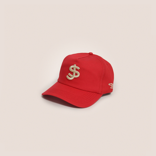 SJ Monogram Vintage Red